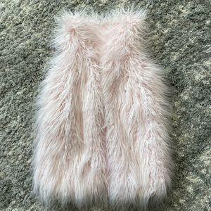 Fabkids Girls Faux Fur Vest